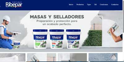 Desarrollo de catálogo digital Ribepar Bolivia